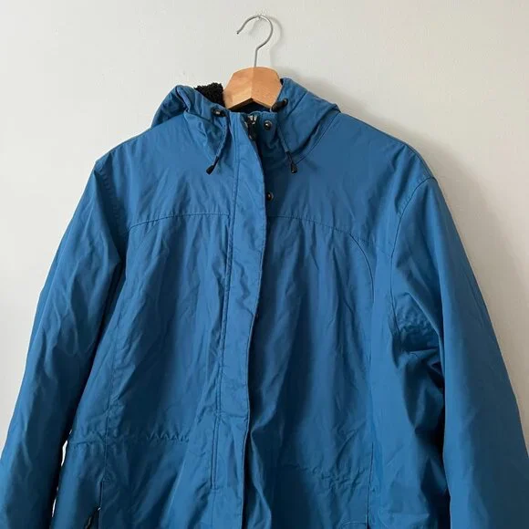 L.L. Bean Winter Warmer Insulated Water Resistant Coat Blue Women's Plus Size 2X - Picture 3 of 9
